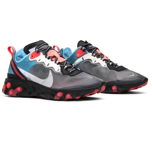 Nike Element React 87 Sneakers Solar Red - Picture 1 of 11